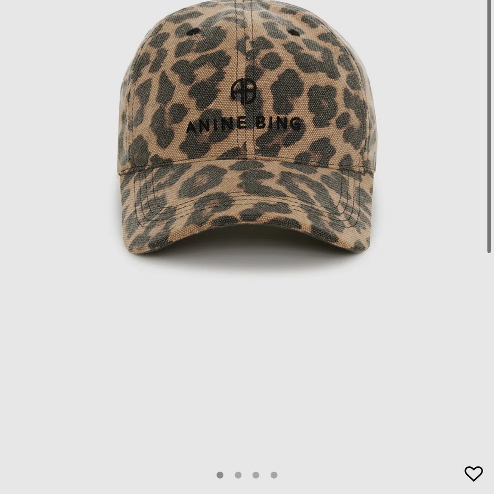 Anine Bing Leopard Hat